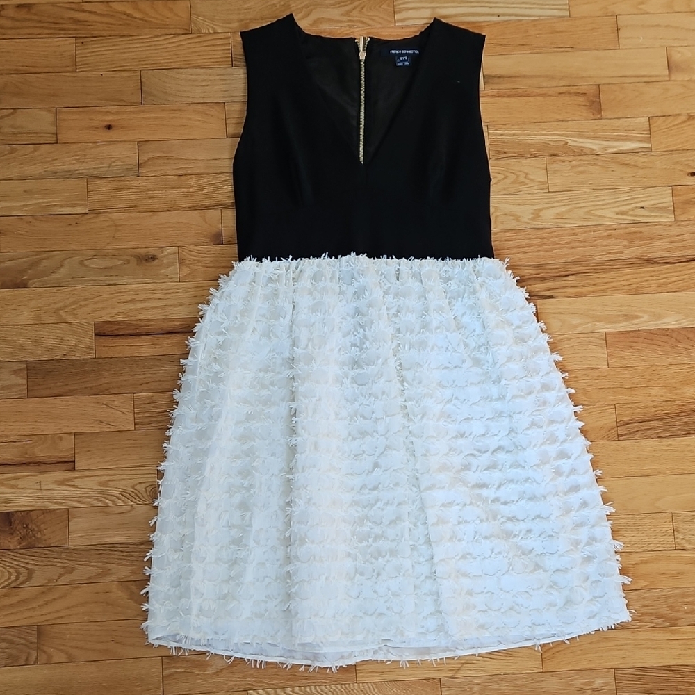 French Connection Black and White Formal Dress